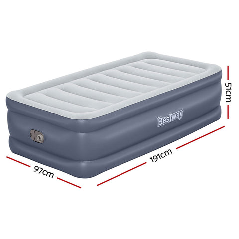 Bestway Mattress Air Bed Single Size 51CM Inflatable Camping Beds Home Outdoor NT Deals