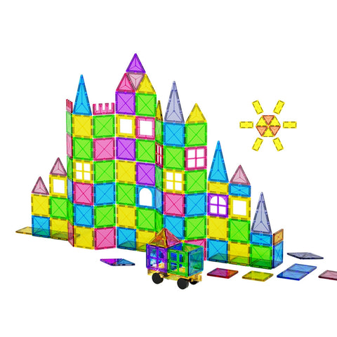 Keezi 120pcs Kids Magnetic Tiles Blocks Building Educational Toys Children Gift NT Deals